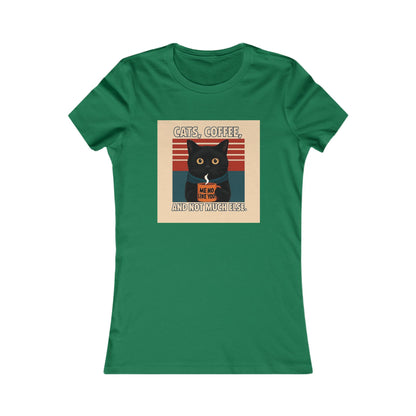 Retro Cat Lover Tee, Cute Cat Graphic Shirt, Women's Casual Top, Gift for Cat Lovers, Fun Everyday Wear