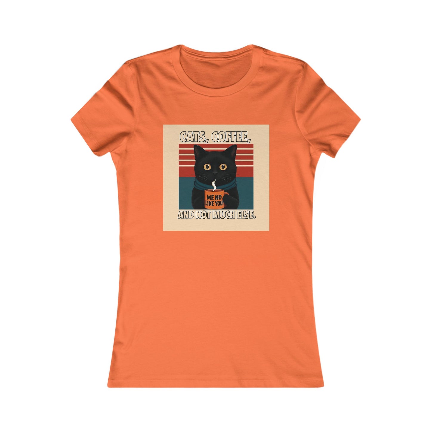 Retro Cat Lover Tee, Cute Cat Graphic Shirt, Women's Casual Top, Gift for Cat Lovers, Fun Everyday Wear